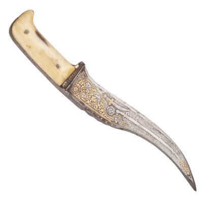 A 20th-century Afghan Pesh Kabz Dagger - Image 2