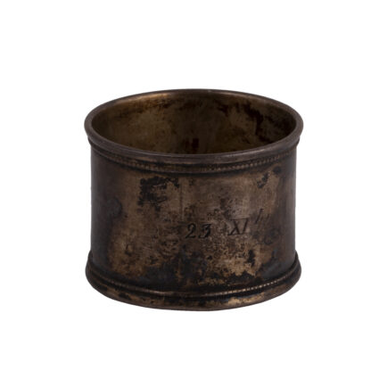 A small silver napkin ring, Latvia - Image 2