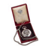 Silver Pocket Watch “Pavel Bure” – Gift from Empress Maria Feodorovna (Dagmar) in Original Box with Dedication.
