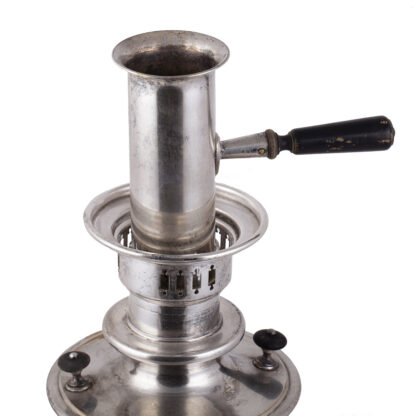A Russian Imperial nickeled brass samovar - Image 5