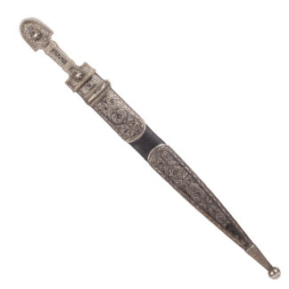 Antique Caucasian Dagger from Vladikavkaz, Early 20th Century - Osman Omarov Workshop