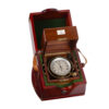 Vintage Marine Chronometer GUB Glashütte No. 8938 | German Nautical Brass Clock in Wood Box