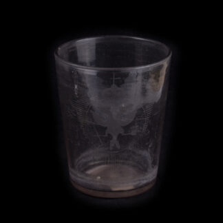 Стакан с двуглавым орлом Россия, первая половина XVIII века