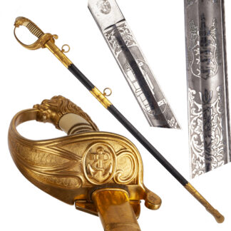 Крайне редкая сабля офицера ВМС Эстонии, 1920–1930-е гг.