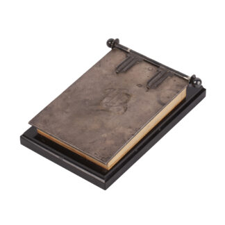 Estonian Notepad with Silver Lid and Original Pencil