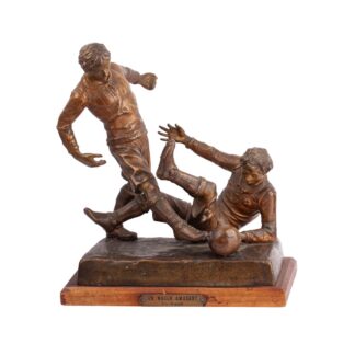 Скульптура футболистов в стиле Ар-деко: «Un Match Amusant» (Забавный матч), автор Rigual