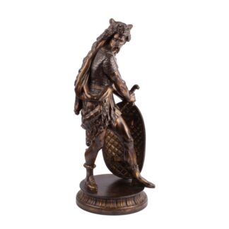 Prantsuse sõdalase malmist figuur, umbes 1900