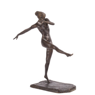 Bronze sculpture of a ballerina after a model by Paul Troubetzkoy, signed on the base